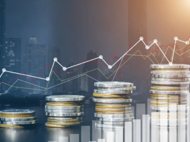 graph showing increases